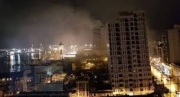 Пожар в гостинице Леогранд в Батуми Грузия